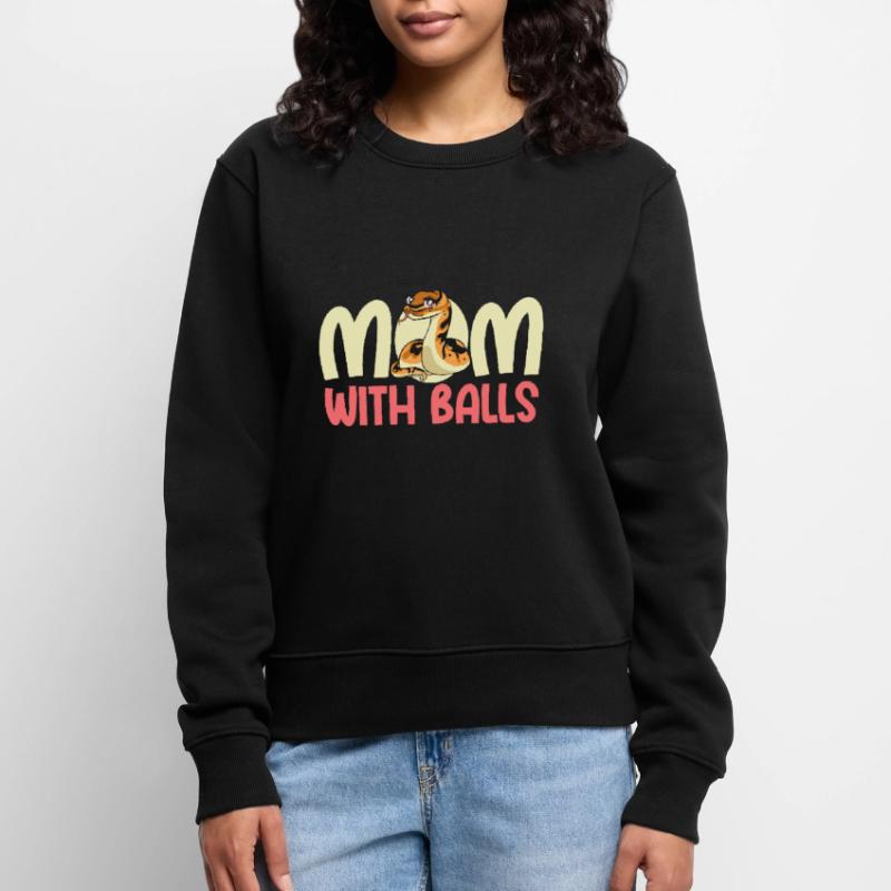 Königspython Python Schlange Frauen Premium Bio Pullover