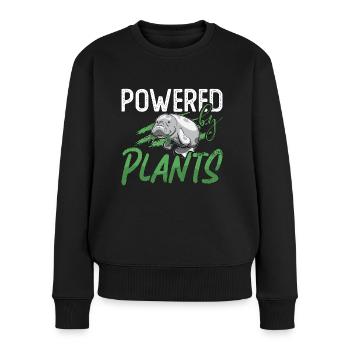 Dugong Alimenté Par Des Plantes Lamantin Animaux Marins - Pull Premium bio Femme - noir - Devant - Julia (174cm)