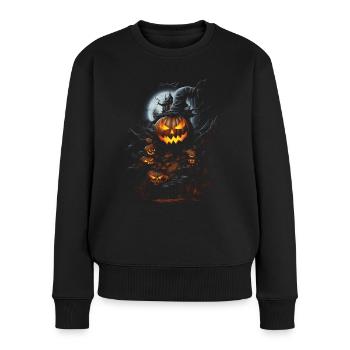 Halloween Creepy Artwork Horreur - Pull Premium bio Femme - noir - Devant - Julia (174cm)