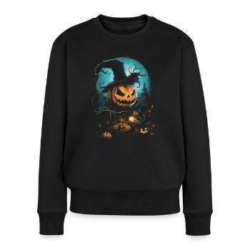 Halloween Creepy Artwork Horreur - Pull Premium bio Femme - noir - Devant - Julia (174cm)