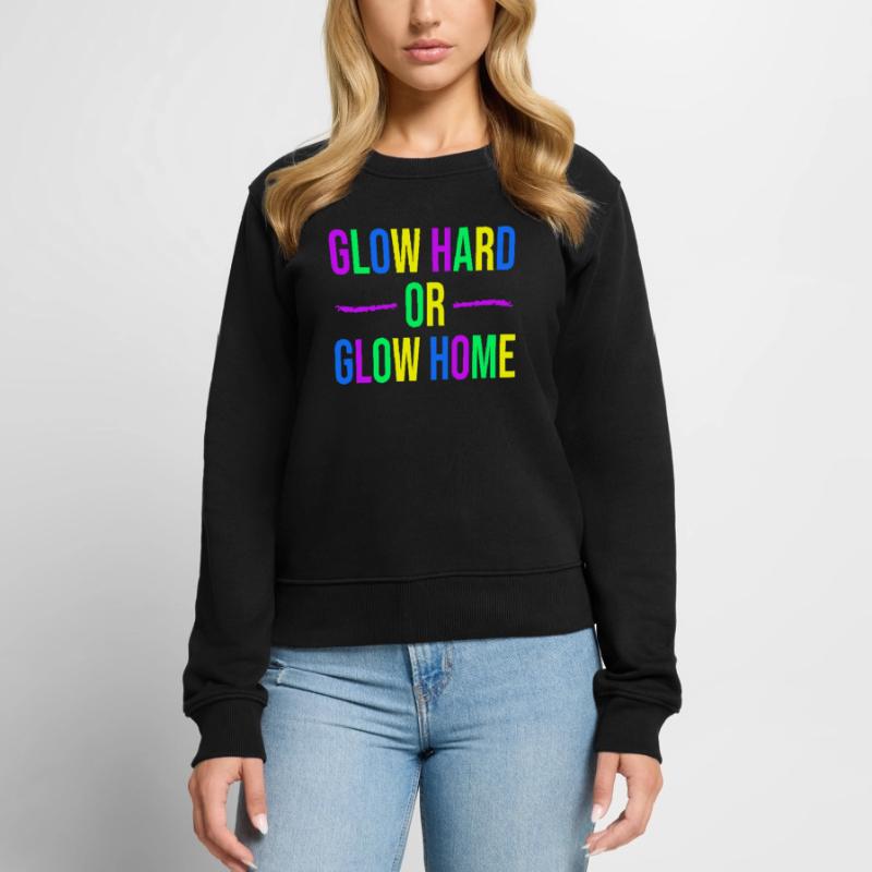 Strahle stark oder strahle daheim Frauen Premium Bio Pullover