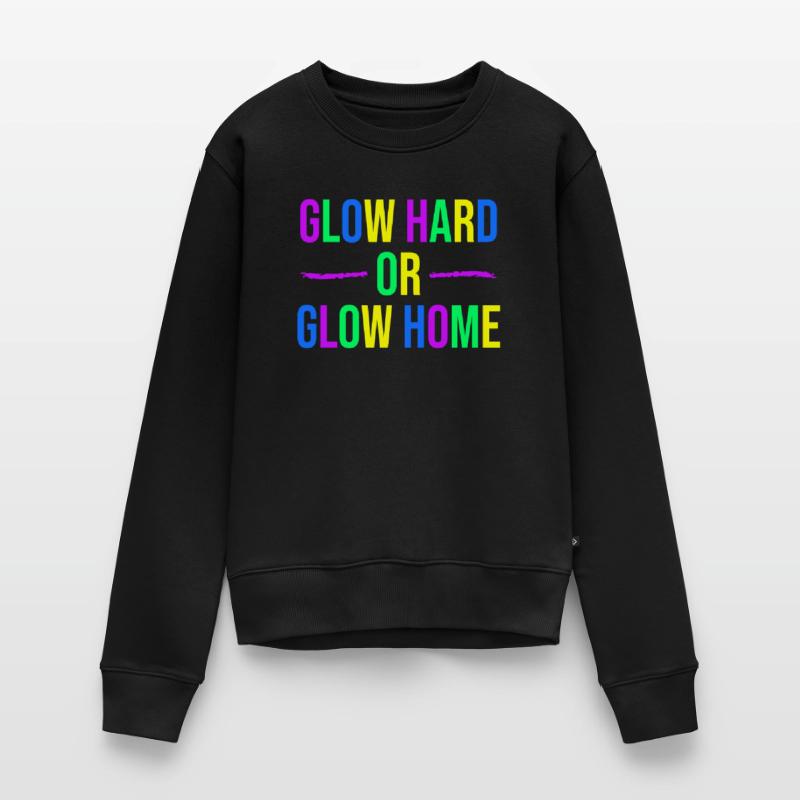 Strahle stark oder strahle daheim Frauen Premium Bio Pullover