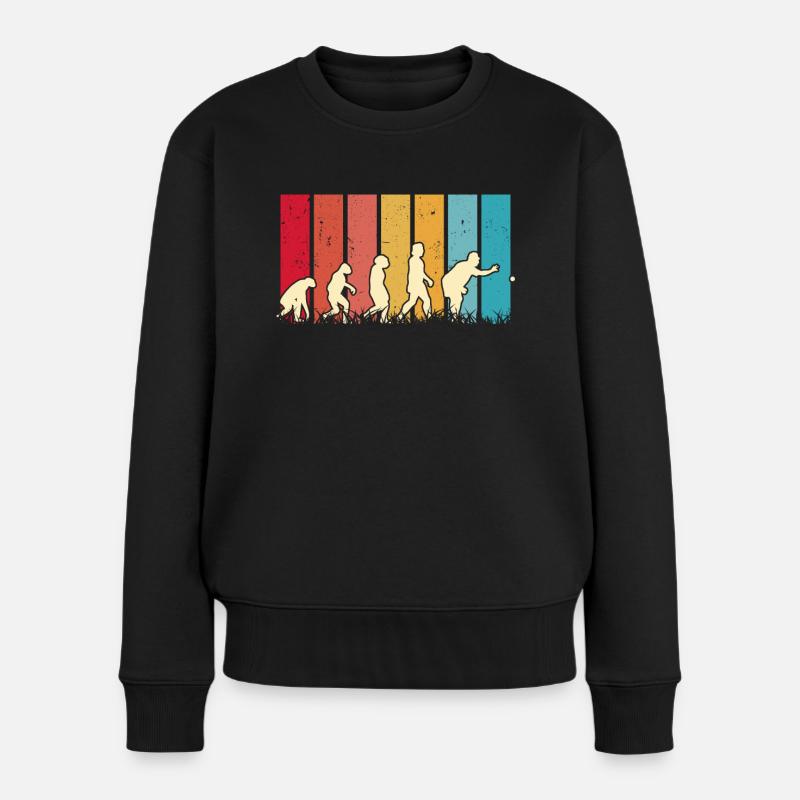 Boccia Evolution Boule Petanque - Women's Premium Organic Jumper - black