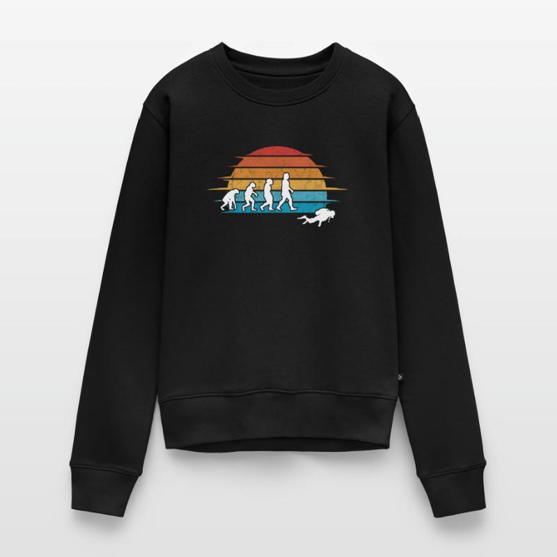 Diver Evolution Diving Dive Snorkel Women's Premium Organic Jumper