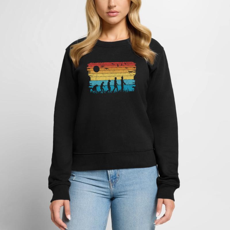 Drone Evolution Drone Pilote Quadcoptère Pull Premium bio Femme