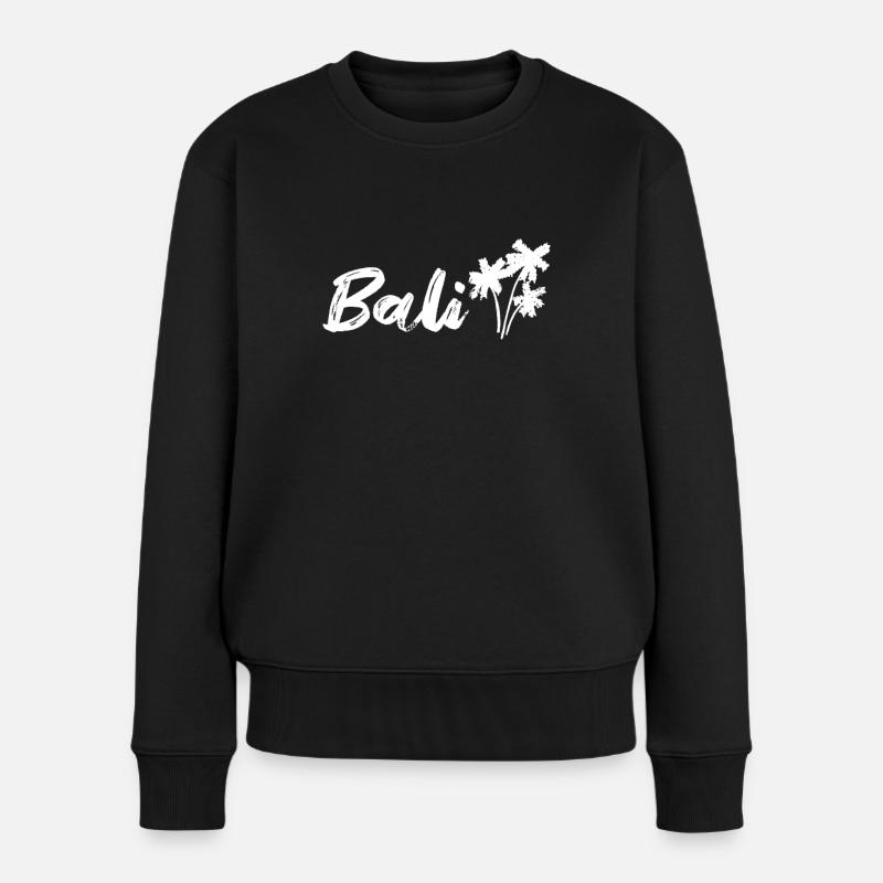 Bali - Frauen Premium Bio Pullover - Schwarz