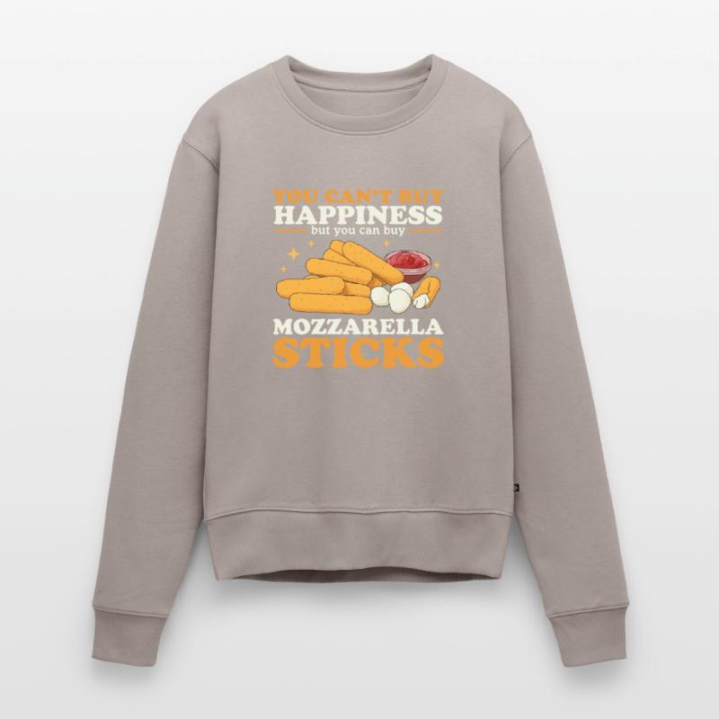 Bâtonnets de mozzarella | Bâtonnets de mozzarella cadeau Pull Premium bio Femme