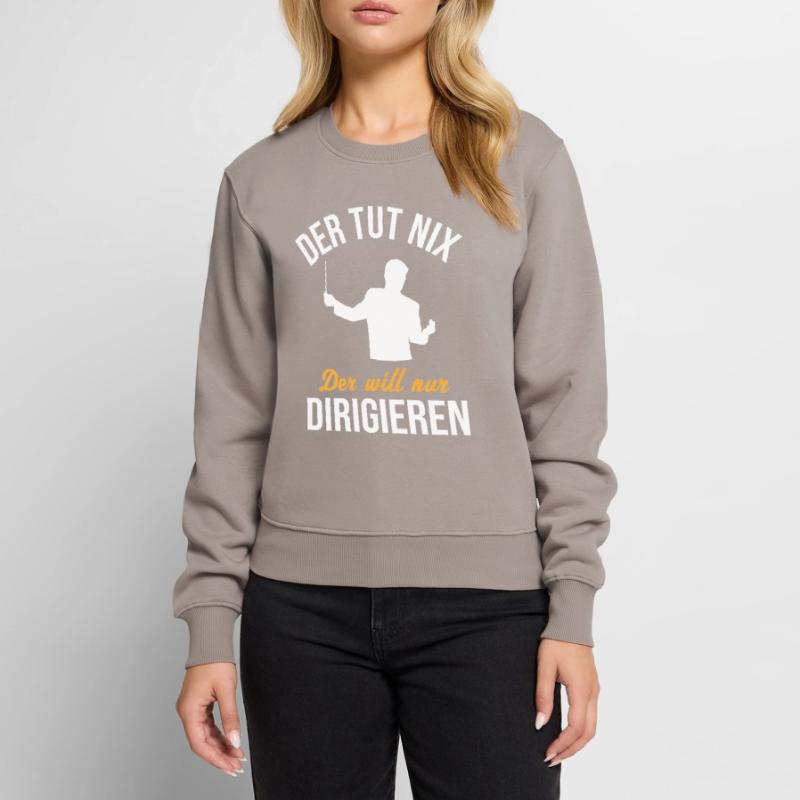 Harmloser Dirigent - Witziges Geschenk Frauen Premium Bio Pullover