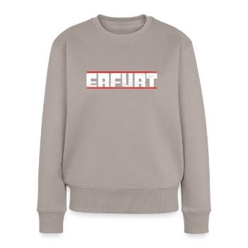 Erfurt - Pull Premium bio Femme - taupe - Devant - Julia (174cm)