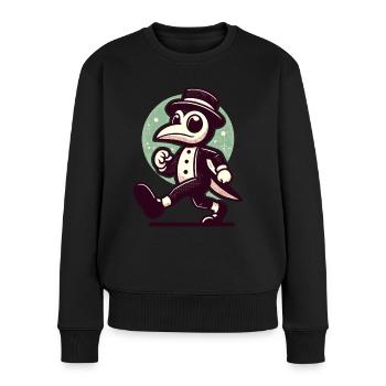 Retro Vintage Cartoon Halloween Costume Decoration - Women's Premium Organic Jumper - black - Front - Julia (174cm)