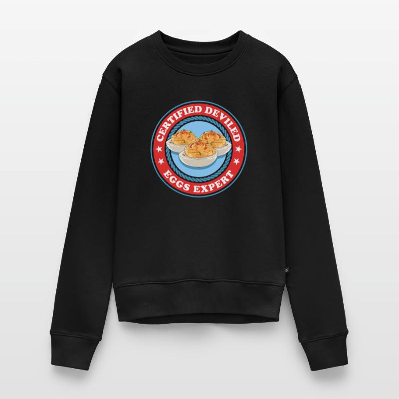 Stuffed Eggs Expert Deviled Eggs Gift Women's Premium Organic Jumper