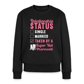Pharmacy Tech Technician - Frauen Premium Bio Pullover - Schwarz - Vorne - Julia (174cm)