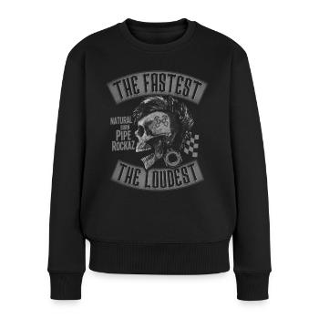 Pipe Rockaz - Women's Premium Organic Jumper - black - Front - Julia (174cm)
