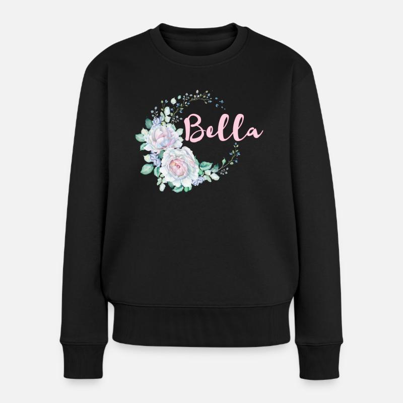 Für Bella - Frauen Premium Bio Pullover - Schwarz