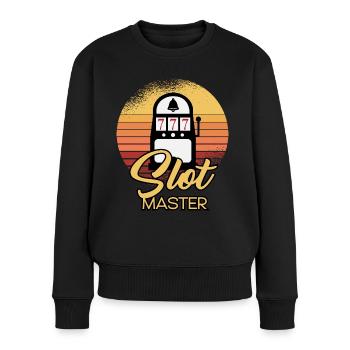 Slot Machine Master - Frauen Premium Bio Pullover - Schwarz - Vorne - Julia (174cm)