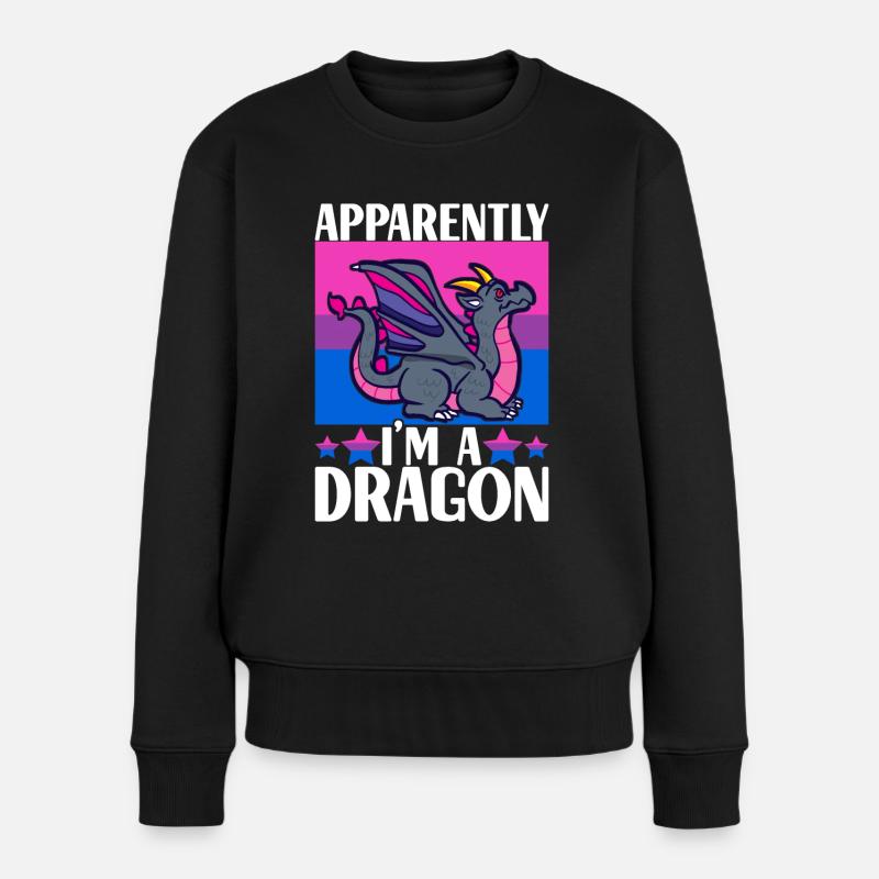 LGBTQ Bisexuell - Frauen Premium Bio Pullover - Schwarz