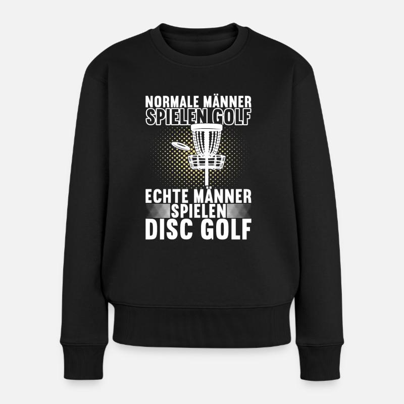Disc Golf Disc Golfer - Frauen Premium Bio Pullover - Schwarz