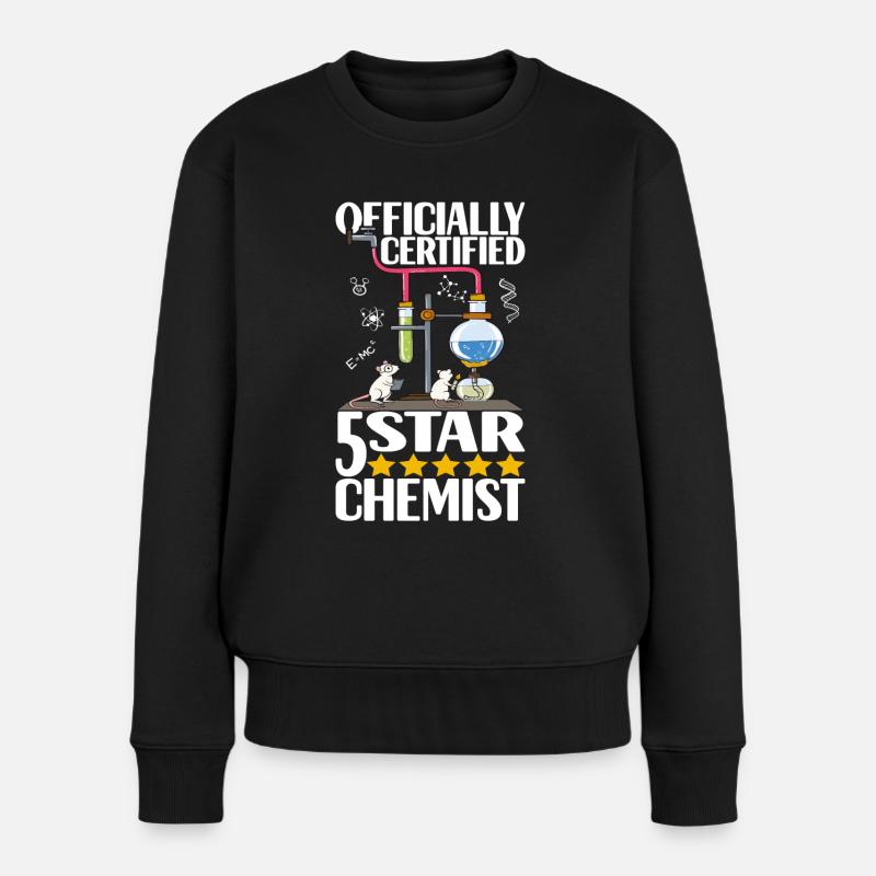 Chimiste chimiste - Pull Premium bio Femme - noir
