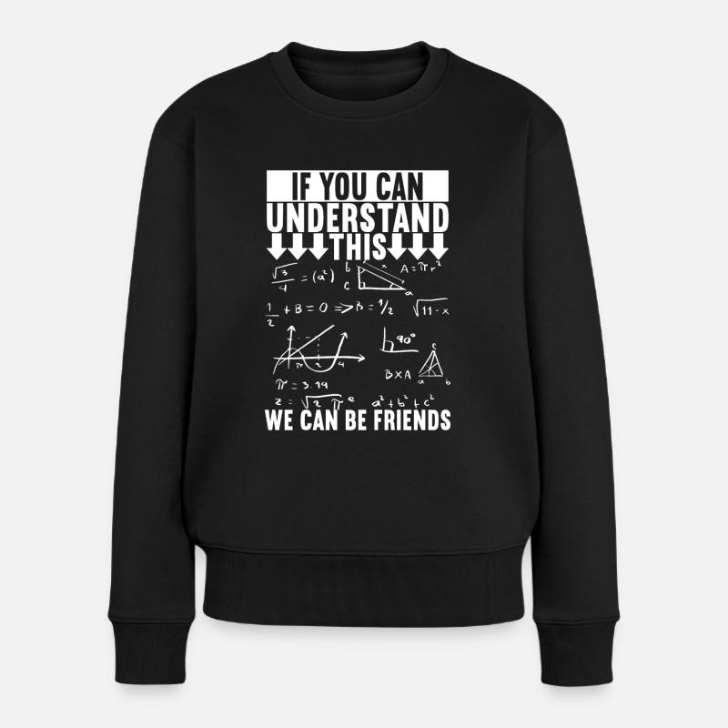 Math Math Teacher - Women's Premium Organic Jumper - black