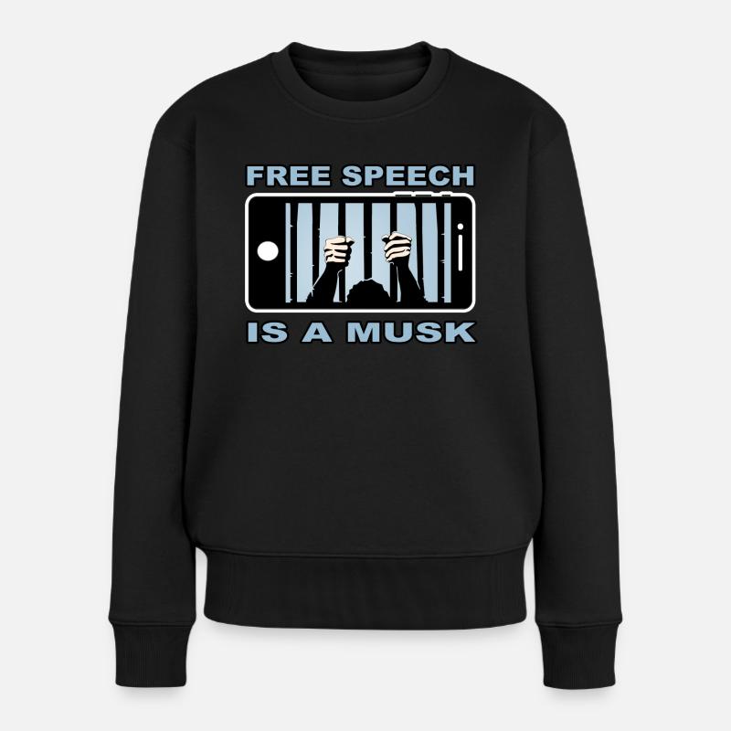 Liberté d'expression - Pull Premium bio Femme - noir
