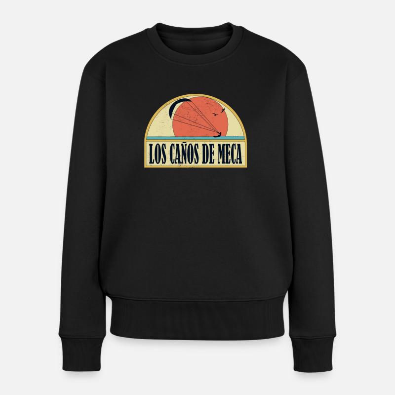 Kitesurfing Los Canos de Meca - Women's Premium Organic Jumper - black
