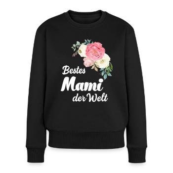 Beste Mama bestes Mami Schweiz Schweizer - Frauen Premium Bio Pullover - Schwarz - Vorne - Julia (174cm)