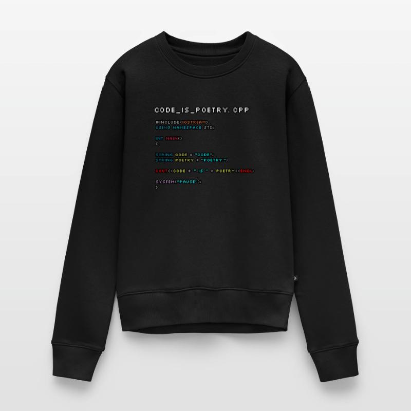 Code ist Poesie.CPP Frauen Premium Bio Pullover