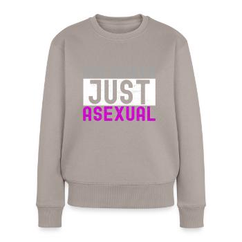 Asexual Ace - Women's Premium Organic Jumper - taupe - Front - Julia (174cm)