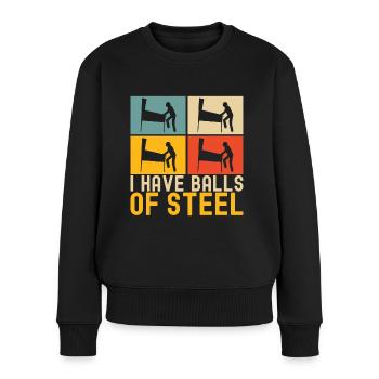 Pinball Flipper - Women's Premium Organic Jumper - black - Front - Julia (174cm)