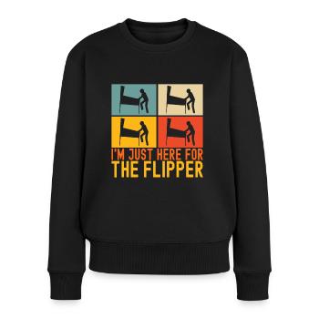 Pinball Flipper - Women's Premium Organic Jumper - black - Front - Julia (174cm)