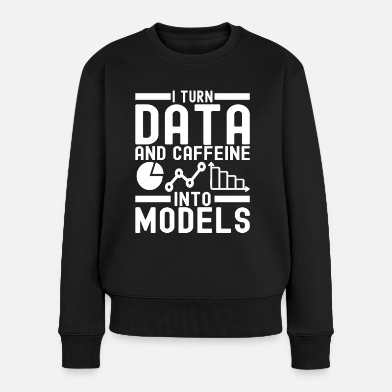 Analyste de données en science des données - Pull Premium bio Femme - noir