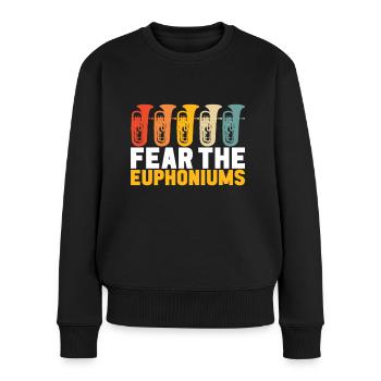 Euphonium Euphonist - Women's Premium Organic Jumper - black - Front - Julia (174cm)