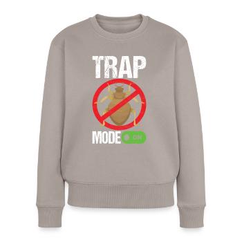 Schädlingsbekämpfung Kammerjäger - Frauen Premium Bio Pullover - Taupe - Vorne - Julia (174cm)