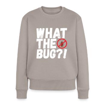 Schädlingsbekämpfung Kammerjäger - Frauen Premium Bio Pullover - Taupe - Vorne - Julia (174cm)