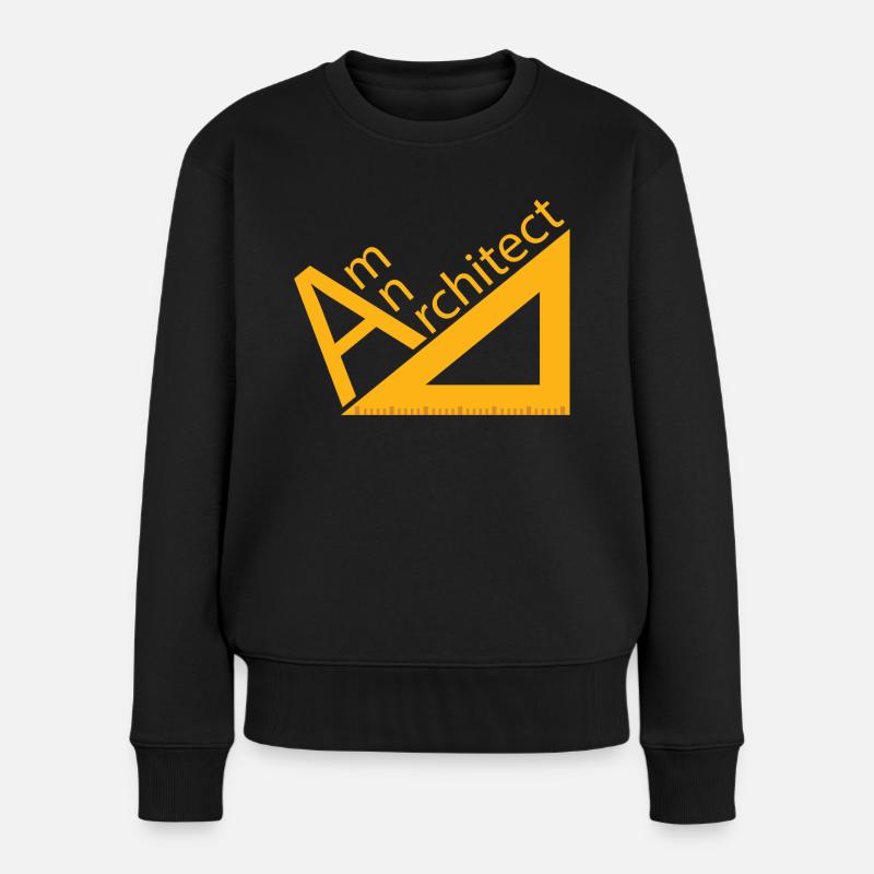 Architecte / Architecture: suis architecte - Pull Premium bio Femme - noir
