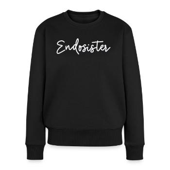 Endosister - Women's Premium Organic Jumper - black - Front - Julia (174cm)