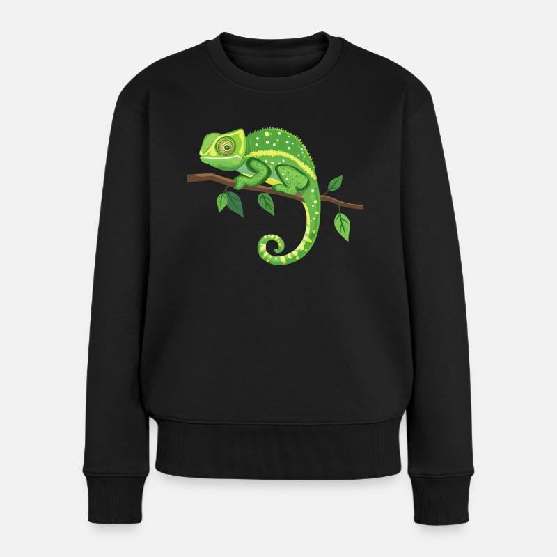 Kameleon - Women's Premium Organic Jumper - black