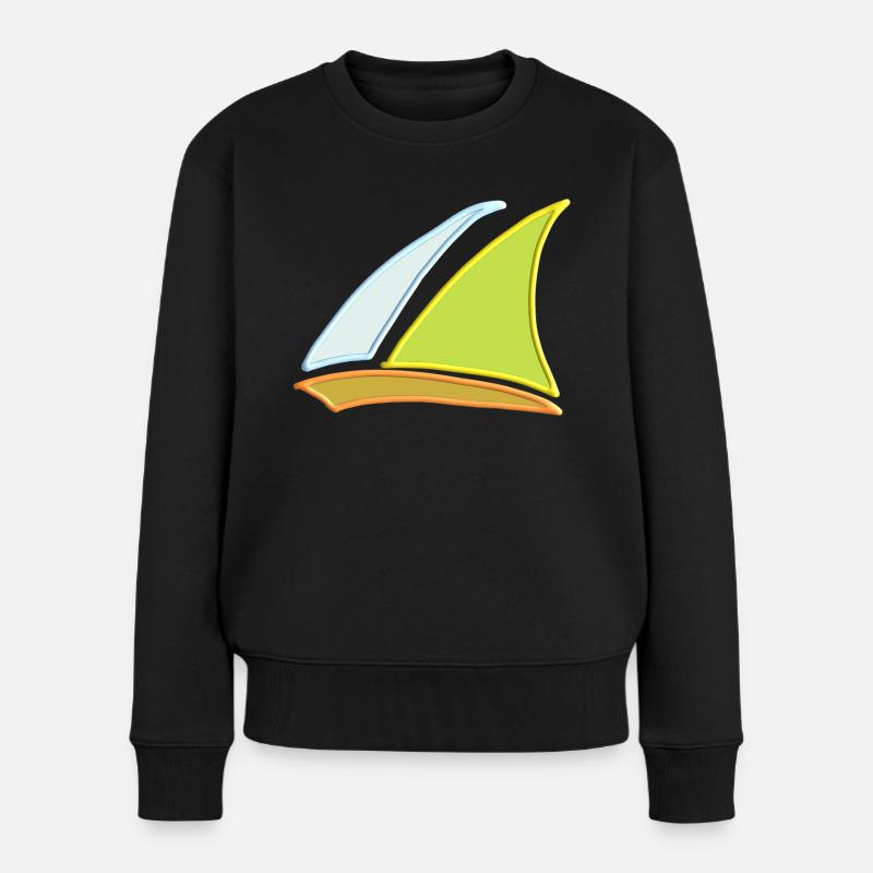 Voilier 8 2 - Pull Premium bio Femme - noir