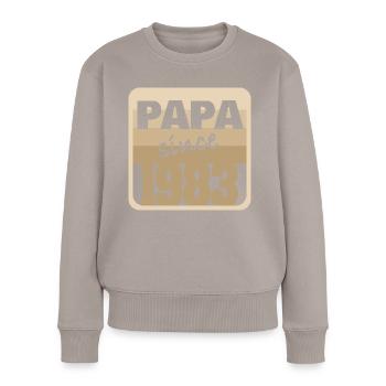 1983 - Women's Premium Organic Jumper - taupe - Front - Julia (174cm)