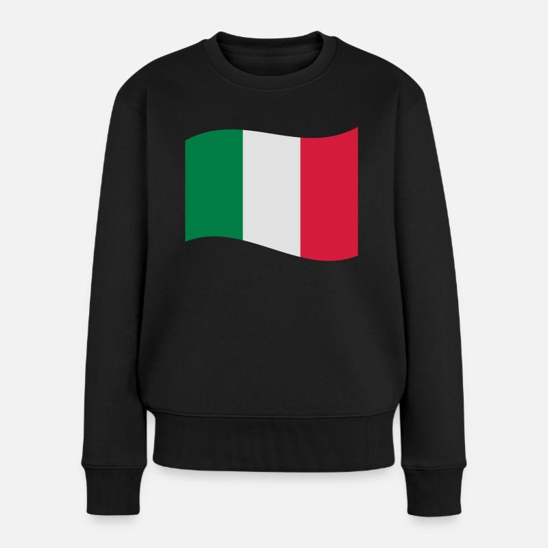 italy - Pull Premium bio Femme - noir