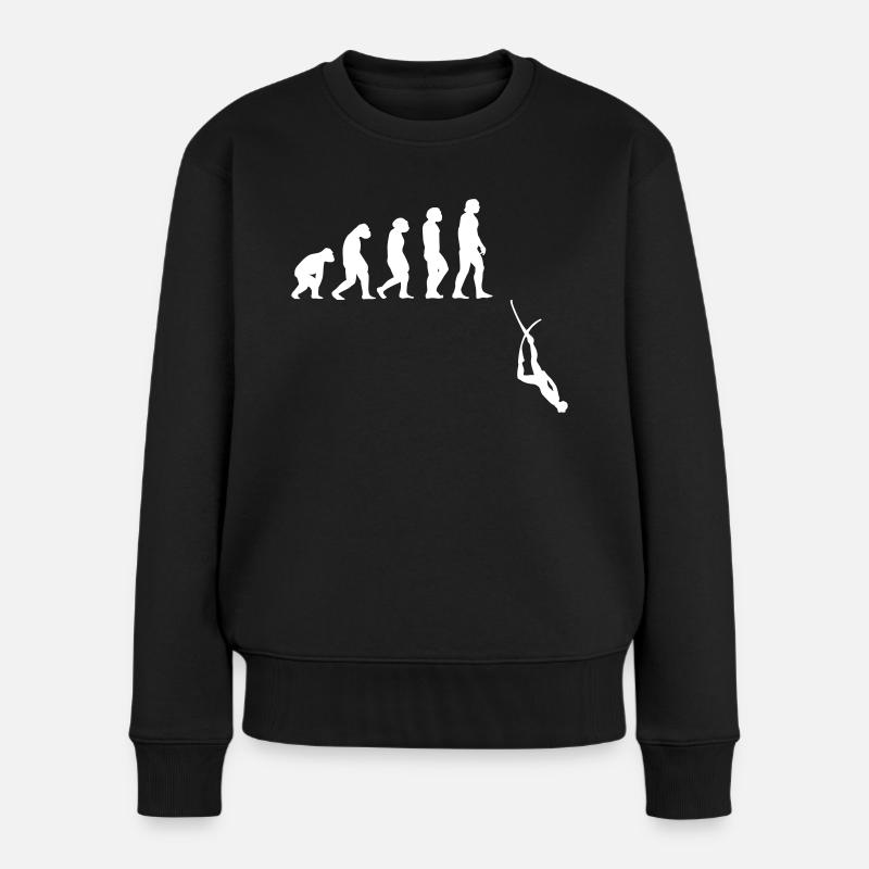 Évolution de l'apnée plongée - Pull Premium bio Femme - noir