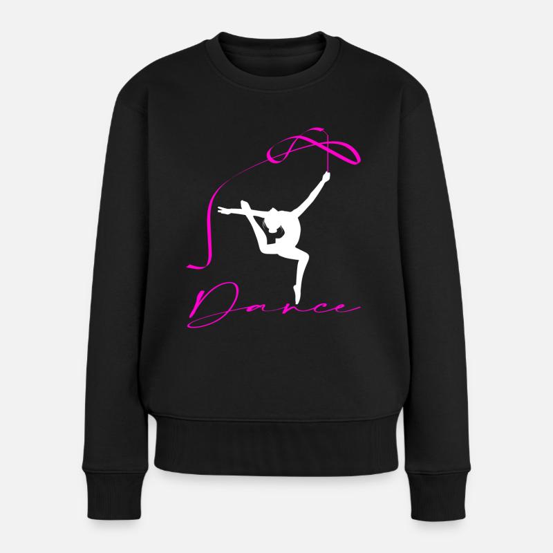 Tanzen - Frauen Premium Bio Pullover - Schwarz