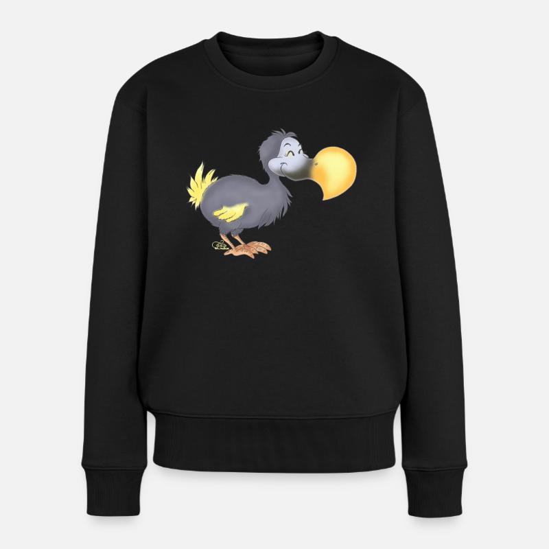 Dropsiger Dodo - Women's Premium Organic Jumper - black