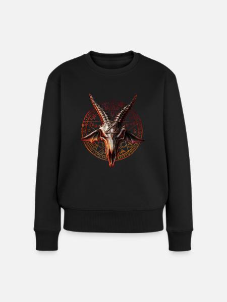 Alchemy England Baphomet Zisurrû - Frauen Premium Bio Pullover - Schwarz