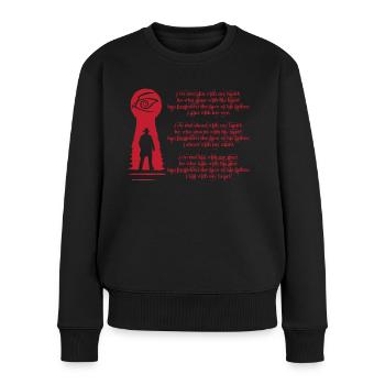 roland es song - Frauen Premium Bio Pullover - Schwarz - Vorne - Julia (174cm)