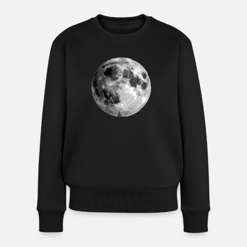 Lune - Pull Premium bio Femme - noir