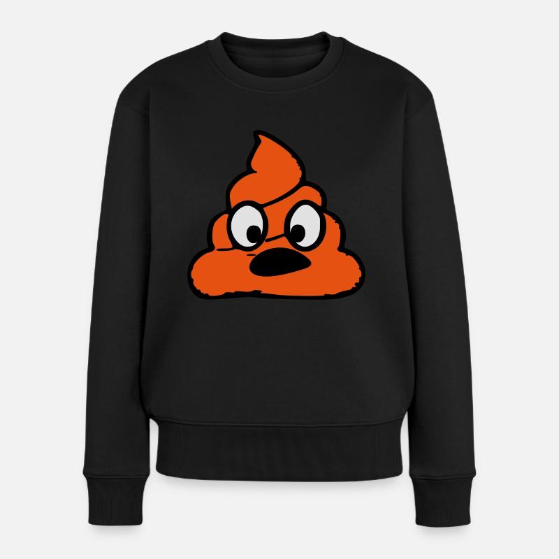 Scheiße - Frauen Premium Bio Pullover - Schwarz