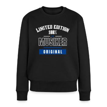Limited Edition 100% - Musiker - Original - Frauen Premium Bio Pullover - Schwarz - Vorne - Julia (174cm)
