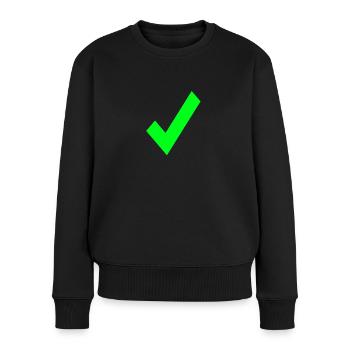 hook - Women's Premium Organic Jumper - black - Front - Julia (174cm)