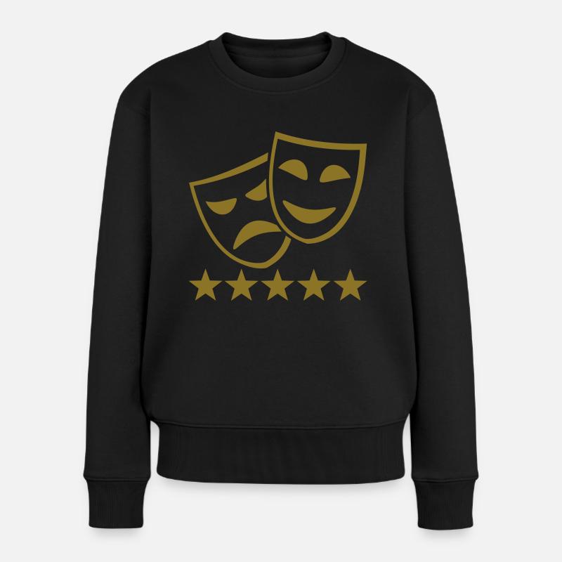 Theater - Frauen Premium Bio Pullover - Schwarz